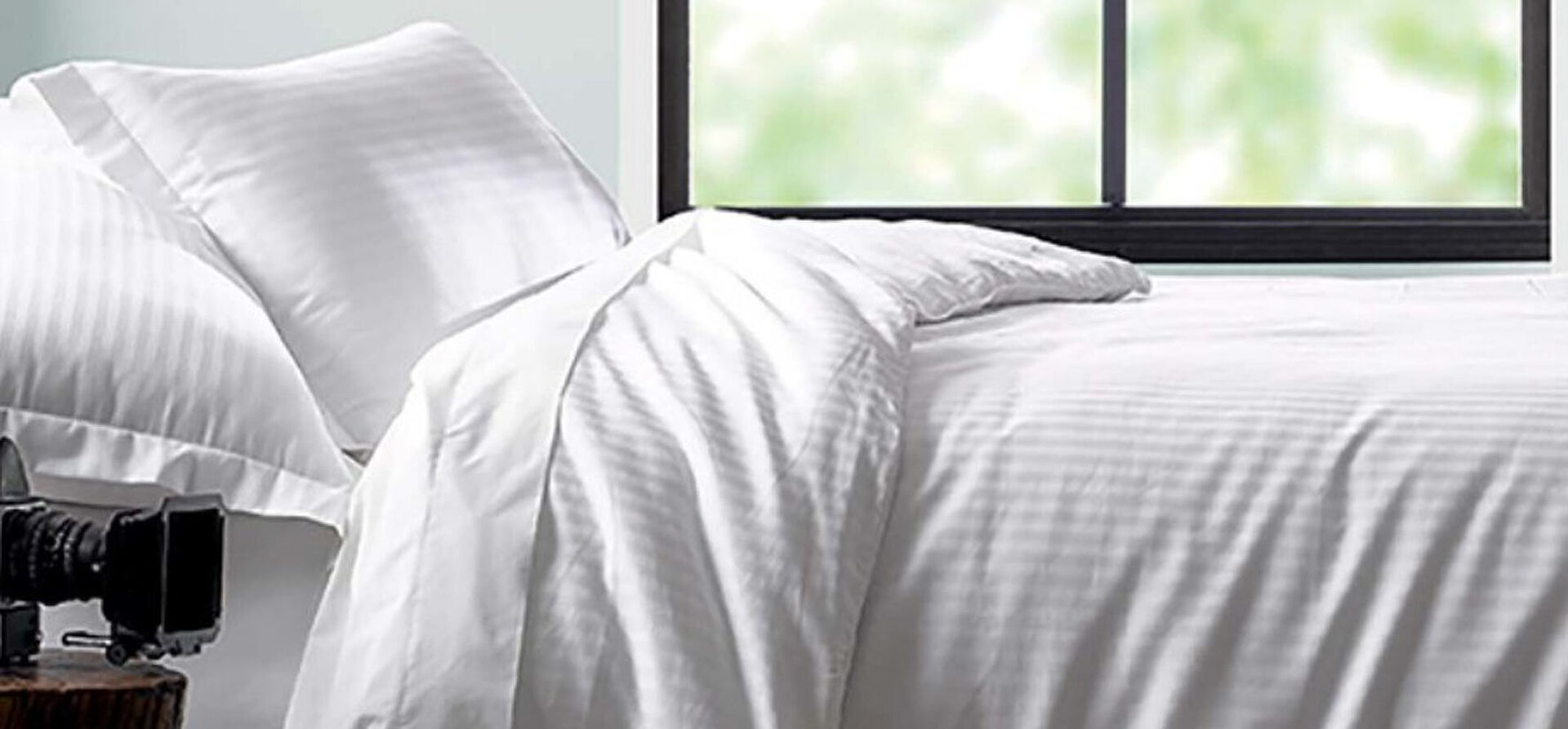 WestPoint Hospitality bedding in white