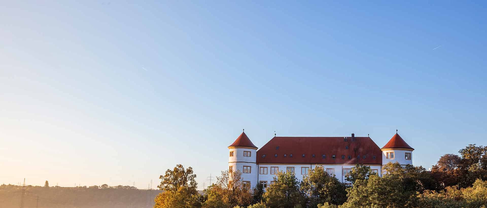 Hohenstein Castle on a sunny morning.