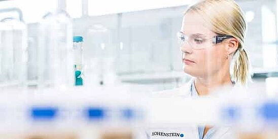 Chemist in Hohenstein Textile Lab