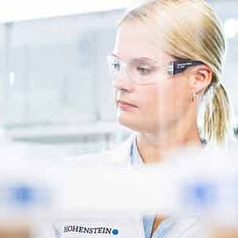 Chemist in Hohenstein Textile Lab