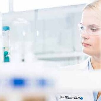 Chemist in Hohenstein Textile Lab