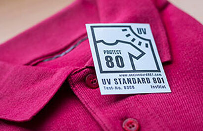UV STANDARD 801 Certification and Label