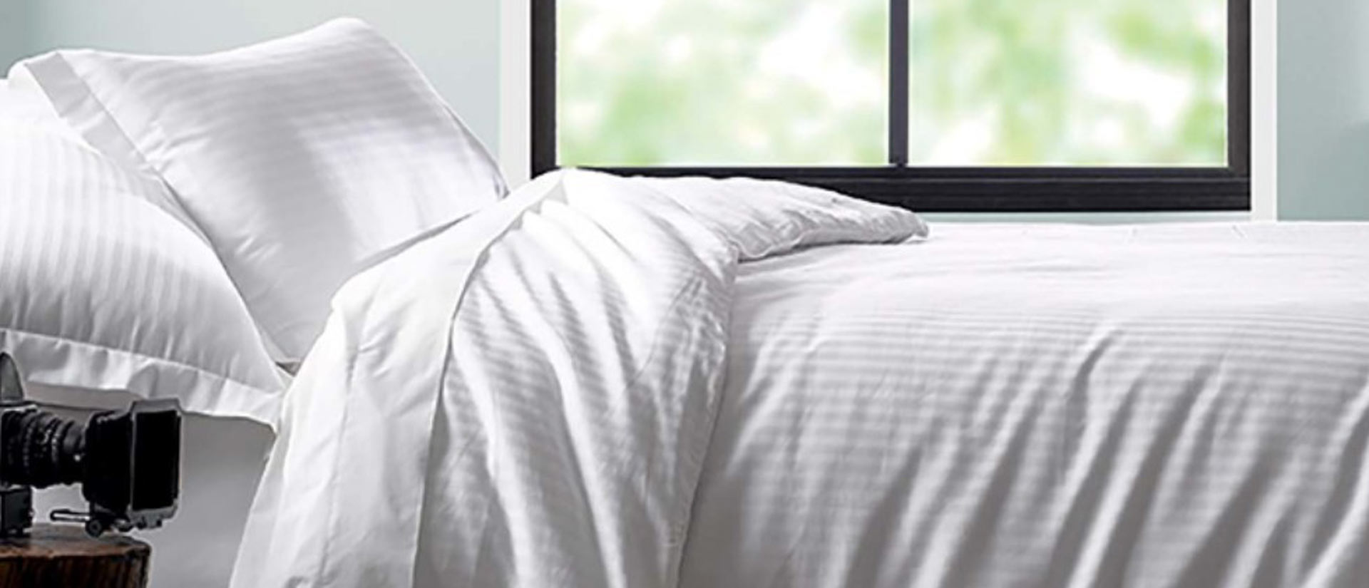 WestPoint Hospitality bedding in white