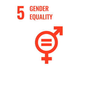 SDG Icon 5 - "Gender Equality"