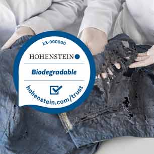 Hohenstein Quality Label and degrading denim