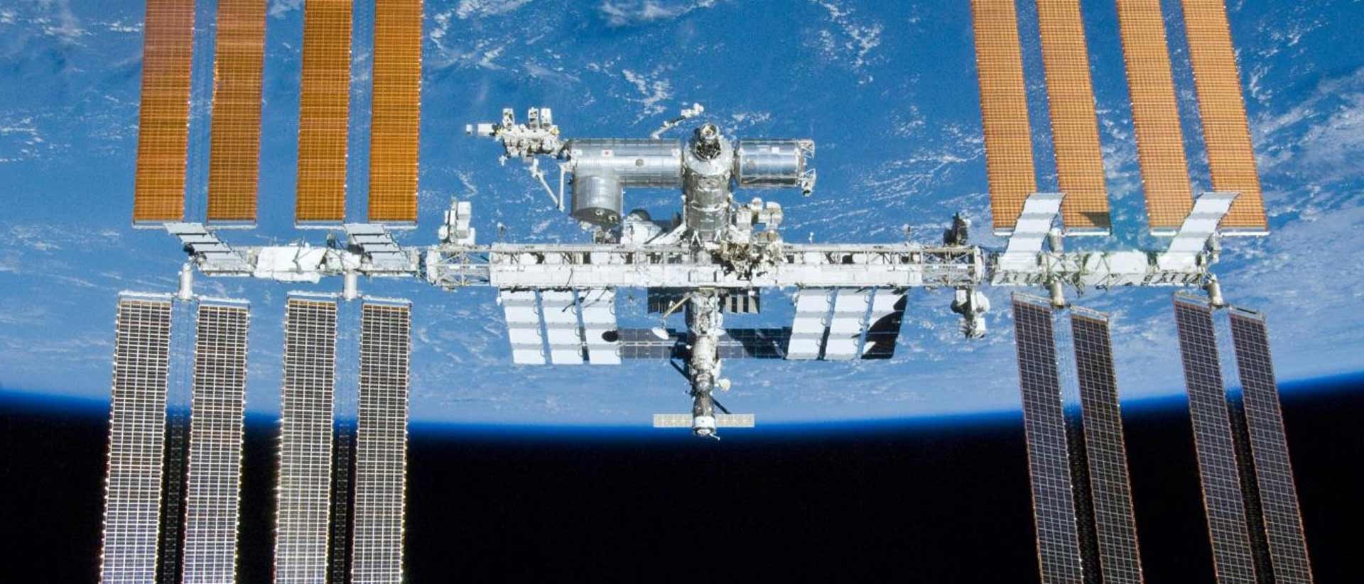 International Space Station orbiting Earth