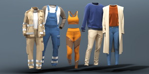 5 digitally designed garments for men and women